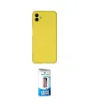 ieg™ Galaxy A04E Kılıf Ahenk Serisi - Siyah 5D Eko Cam Ekran Koruyucu