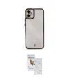 ieg™ Galaxy A04E Kılıf Çekirdek Klasik Serisi - Siyah Seramik Nano Ekran Koruyucu