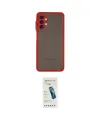 ieg™ Galaxy A04S Kılıf Ahenk Çizgi Serisi - Şeffaf Pasifik Cam Ekran Koruyucu
