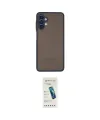 ieg™ Galaxy A04S Kılıf Ahenk Çizgi Serisi - Şeffaf Pasifik Cam Ekran Koruyucu