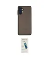 ieg™ Galaxy A04S Kılıf Ahenk Çizgi Serisi - Şeffaf Pasifik Cam Ekran Koruyucu