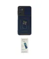 ieg™ Galaxy A04S Kılıf Ahenk Klasik - Şeffaf Pasifik Cam Ekran Koruyucu