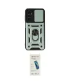 ieg™ Galaxy A04S Kılıf Ahenk Klasik - Şeffaf Pasifik Cam Ekran Koruyucu