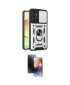 ieg™ Galaxy A05 Kılıf Ahenk Klasik - Siyah 3D Antistatik Mat Seramik Nano Ekran Koruyucu