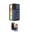 ieg™ Galaxy A05 Kılıf Ahenk Klasik - Siyah 3D Antistatik Mat Seramik Nano Ekran Koruyucu