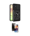 ieg™ Galaxy A05 Kılıf Ahenk Klasik - Siyah 3D Antistatik Mat Seramik Nano Ekran Koruyucu