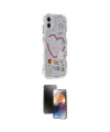 ieg™ Galaxy A05 Kılıf Ahenk Modern Serisi - Siyah 3D Antistatik Mat Seramik Nano Ekran Koruyucu