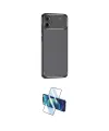 ieg™ Galaxy A05 Kılıf Eksen Form Prime - Siyah 3D Antistatik Seramik Nano Ekran Koruyucu