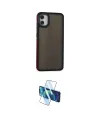 ieg™ Galaxy A05 Kılıf Eksen Işık - Siyah 3D Antistatik Cam Ekran Koruyucu