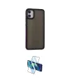 ieg™ Galaxy A05 Kılıf Eksen Işık - Siyah 3D Antistatik Seramik Nano Ekran Koruyucu