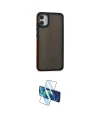 ieg™ Galaxy A05 Kılıf Eksen Işık - Siyah 3D Antistatik Seramik Nano Ekran Koruyucu