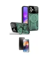 ieg™ Galaxy A05 Kılıf Kıvılcım Modern Serisi - Siyah 3D Antistatik Mat Seramik Nano Ekran Koruyucu
