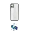 ieg™ Galaxy A05 Kılıf Nova Işık Serisi - Siyah 3D Antistatik Cam Ekran Koruyucu