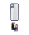 ieg™ Galaxy A05 Kılıf Nova Işık Serisi - Siyah 3D Antistatik Mat Seramik Nano Ekran Koruyucu