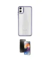 ieg™ Galaxy A05 Kılıf Nova Işık Serisi - Siyah 3D Antistatik Mat Seramik Nano Ekran Koruyucu