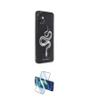 ieg™ Galaxy A05 Kılıf Odak Klasik Serisi - Siyah 3D Antistatik Cam Ekran Koruyucu