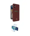 ieg™ Galaxy A05 Kılıf Vadi Çizgi Prime - Siyah 3D Antistatik Cam Ekran Koruyucu