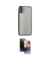 ieg™ Galaxy A05 Kılıf Vadi Minimal - Siyah 3D Antistatik Mat Seramik Nano Ekran Koruyucu