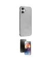 ieg™ Galaxy A05 Kılıf Yankı Doku Prime - Siyah 3D Antistatik Mat Seramik Nano Ekran Koruyucu