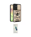 ieg™ Galaxy A05S Kılıf Ahenk Klasik - Şeffaf Pasifik Cam Ekran Koruyucu
