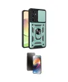 ieg™ Galaxy A05S Kılıf Ahenk Klasik - Siyah 3D Antistatik Mat Seramik Nano Ekran Koruyucu