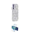 ieg™ Galaxy A05S Kılıf Ahenk Modern Serisi - Siyah 3D Antistatik Cam Ekran Koruyucu