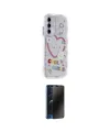 ieg™ Galaxy A05S Kılıf Ahenk Modern Serisi - Siyah 3D Antistatik Hayalet Cam Ekran Koruyucu