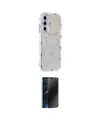 ieg™ Galaxy A05S Kılıf Ahenk Modern Serisi - Siyah 3D Antistatik Hayalet Cam Ekran Koruyucu