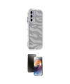ieg™ Galaxy A05S Kılıf Ahenk Modern Serisi - Siyah 3D Antistatik Mat Seramik Nano Ekran Koruyucu