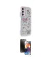 ieg™ Galaxy A05S Kılıf Ahenk Modern Serisi - Siyah 3D Antistatik Mat Seramik Nano Ekran Koruyucu