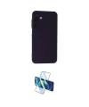 ieg™ Galaxy A05S Kılıf Ahenk Serisi - Siyah 3D Antistatik Cam Ekran Koruyucu