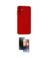 ieg™ Galaxy A05S Kılıf Ahenk Serisi - Siyah 3D Antistatik Mat Seramik Nano Ekran Koruyucu