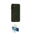ieg™ Galaxy A05S Kılıf Ahenk Serisi - Siyah 3D Antistatik Seramik Nano Ekran Koruyucu