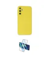 ieg™ Galaxy A05S Kılıf Ahenk Serisi - Siyah 3D Antistatik Seramik Nano Ekran Koruyucu