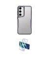 ieg™ Galaxy A05S Kılıf Akış Çizgi Koleksiyonu - Siyah 3D Antistatik Cam Ekran Koruyucu