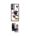 ieg™ Galaxy A05S Kılıf Çekirdek Asil - Siyah 3D Antistatik Mat Seramik Nano Ekran Koruyucu