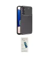 ieg™ Galaxy A05S Kılıf Eksen Form Prime - Şeffaf Pasifik Cam Ekran Koruyucu