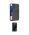 ieg™ Galaxy A05S Kılıf Eksen Form Prime - Siyah 3D Antistatik Hayalet Cam Ekran Koruyucu