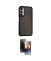 ieg™ Galaxy A05S Kılıf Eksen Işık - Siyah 3D Antistatik Mat Seramik Nano Ekran Koruyucu