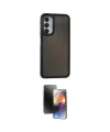 ieg™ Galaxy A05S Kılıf Eksen Işık - Siyah 3D Antistatik Mat Seramik Nano Ekran Koruyucu