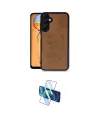 ieg™ Galaxy A05S Kılıf Kıvılcım Işık Serisi - Siyah 3D Antistatik Cam Ekran Koruyucu