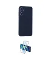 ieg™ Galaxy A05S Kılıf Kozmos Yansıma Özel Seri - Siyah 3D Antistatik Cam Ekran Koruyucu