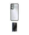 ieg™ Galaxy A05S Kılıf Nova Işık Serisi - Siyah 3D Antistatik Hayalet Cam Ekran Koruyucu