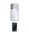 ieg™ Galaxy A05S Kılıf Nova Işık Serisi - Siyah 3D Antistatik Hayalet Cam Ekran Koruyucu