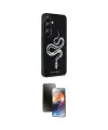 ieg™ Galaxy A05S Kılıf Odak Klasik Serisi - Siyah 3D Antistatik Mat Seramik Nano Ekran Koruyucu
