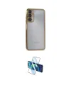 ieg™ Galaxy A05S Kılıf Vadi Minimal - Siyah 3D Antistatik Cam Ekran Koruyucu