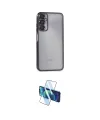 ieg™ Galaxy A05S Kılıf Vadi Minimal - Siyah 3D Antistatik Cam Ekran Koruyucu