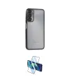 ieg™ Galaxy A05S Kılıf Vadi Minimal - Siyah 3D Antistatik Cam Ekran Koruyucu