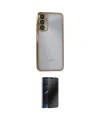 ieg™ Galaxy A05S Kılıf Vadi Minimal - Siyah 3D Antistatik Hayalet Cam Ekran Koruyucu