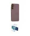 ieg™ Galaxy A05S Kılıf Yankı Serisi - Siyah 3D Antistatik Cam Ekran Koruyucu